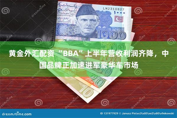 黄金外汇配资 “BBA”上半年营收利润齐降，中国品牌正加速进军豪华车市场