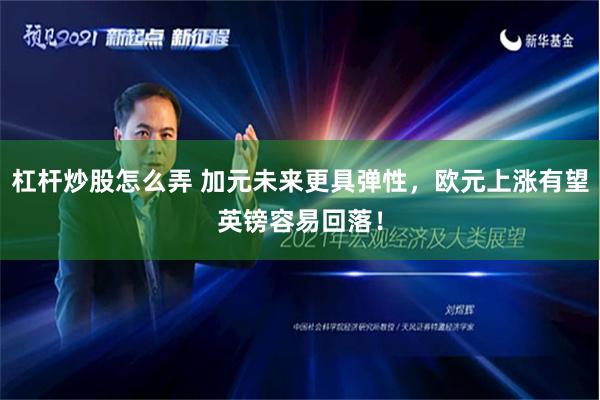 杠杆炒股怎么弄 加元未来更具弹性，欧元上涨有望英镑容易回落！