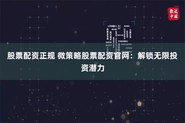 股票配资正规 微策略股票配资官网：解锁无限投资潜力