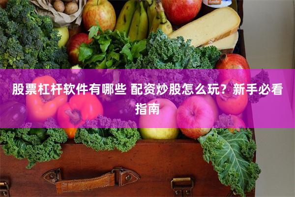 股票杠杆软件有哪些 配资炒股怎么玩？新手必看指南