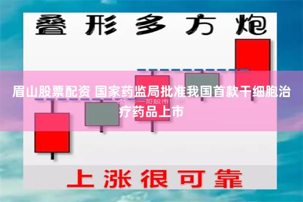 眉山股票配资 国家药监局批准我国首款干细胞治疗药品上市