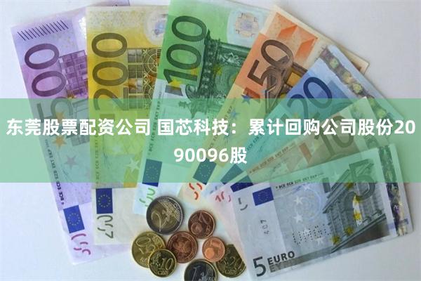 东莞股票配资公司 国芯科技：累计回购公司股份2090096股