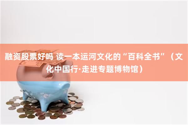 融资股票好吗 读一本运河文化的“百科全书”（文化中国行·走进专题博物馆）