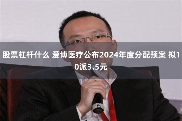 股票杠杆什么 爱博医疗公布2024年度分配预案 拟10派3.5元