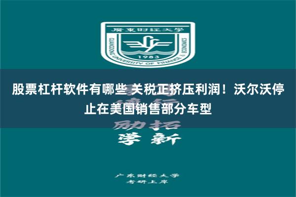 股票杠杆软件有哪些 关税正挤压利润！沃尔沃停止在美国销售部分车型